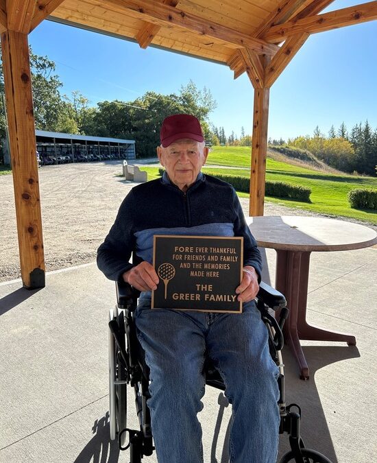 Greer family gifts gazebo to Glenboro Golf & Country Club in heartfelt tribute