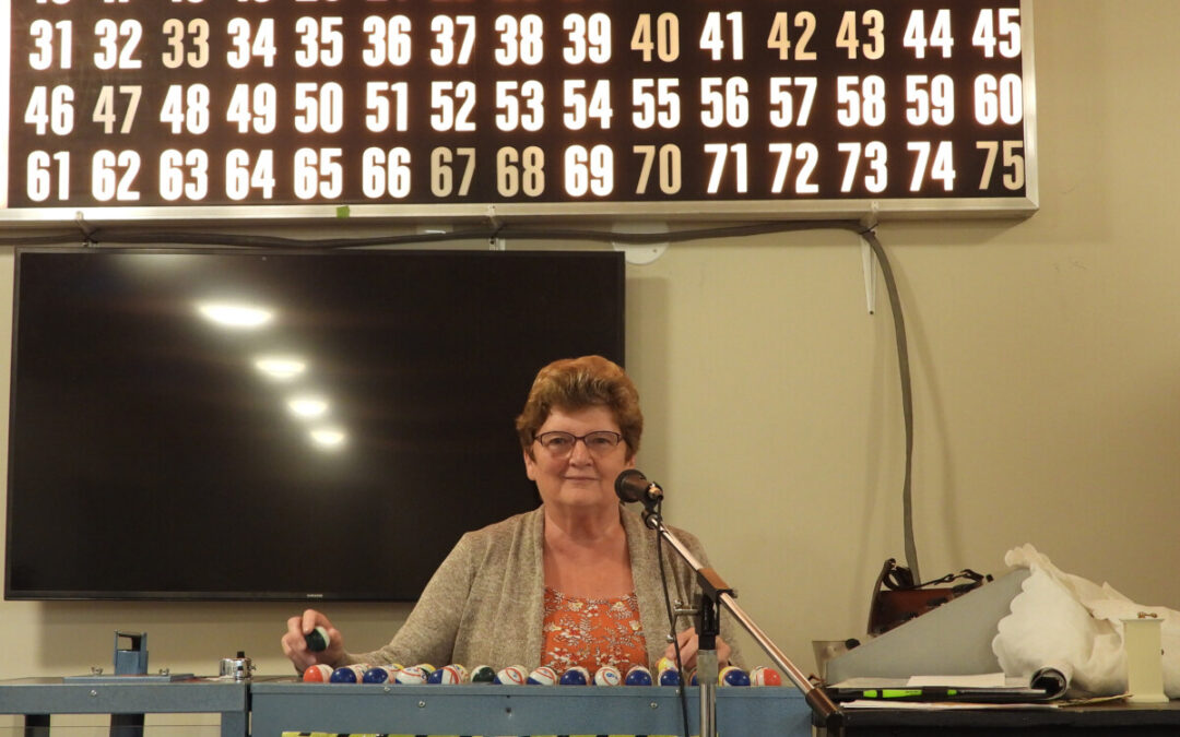A much sought after bingo caller …
