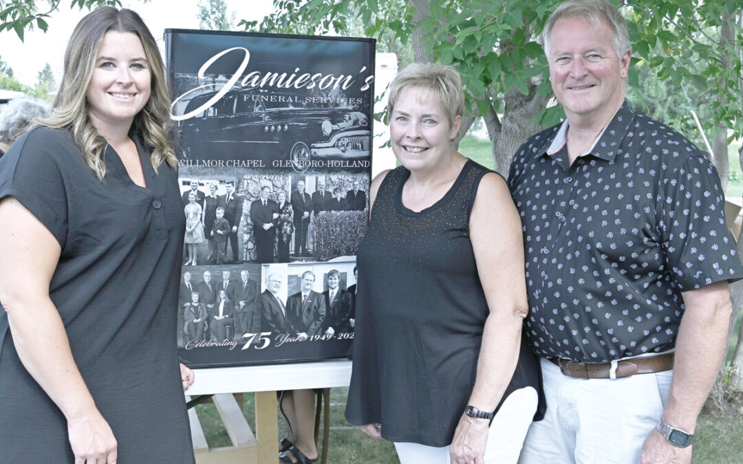 Jamieson’s Funeral Service celebrates 75 year milestone
