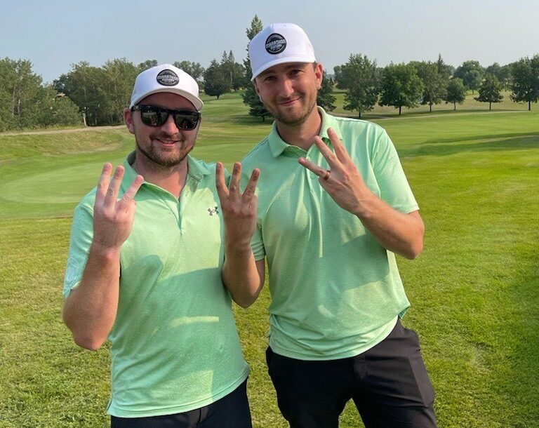 Law and Thornborough shatter world record playing 333 holes in twelve hours