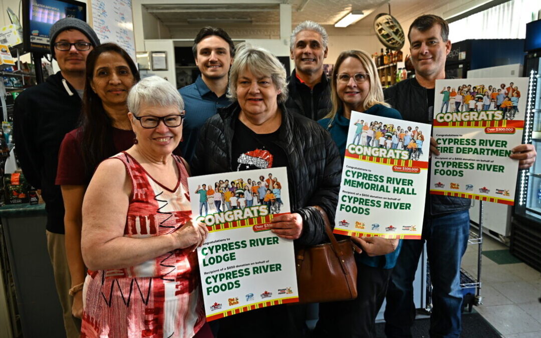 Cypress River groups receive funds from Old Dutch contest