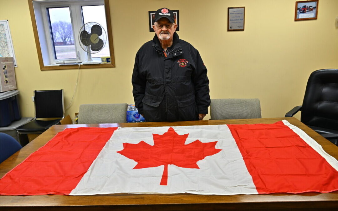 Belmont Fire Department has a new flagpole