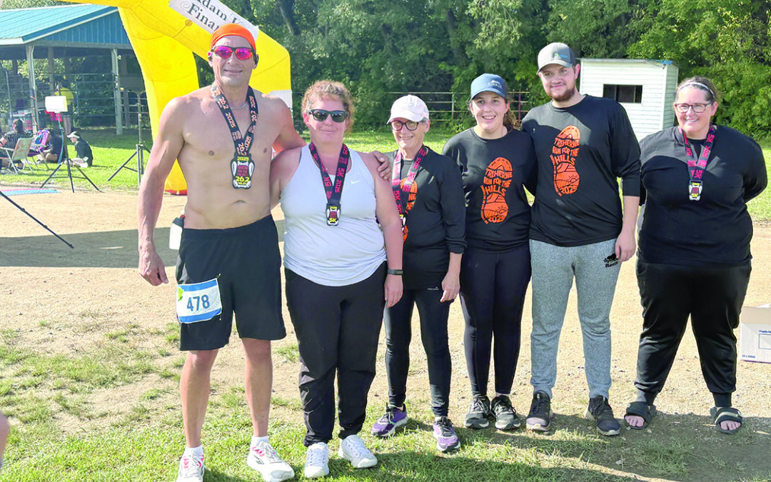 Chris Wytinck runs the full at Run for the Hills