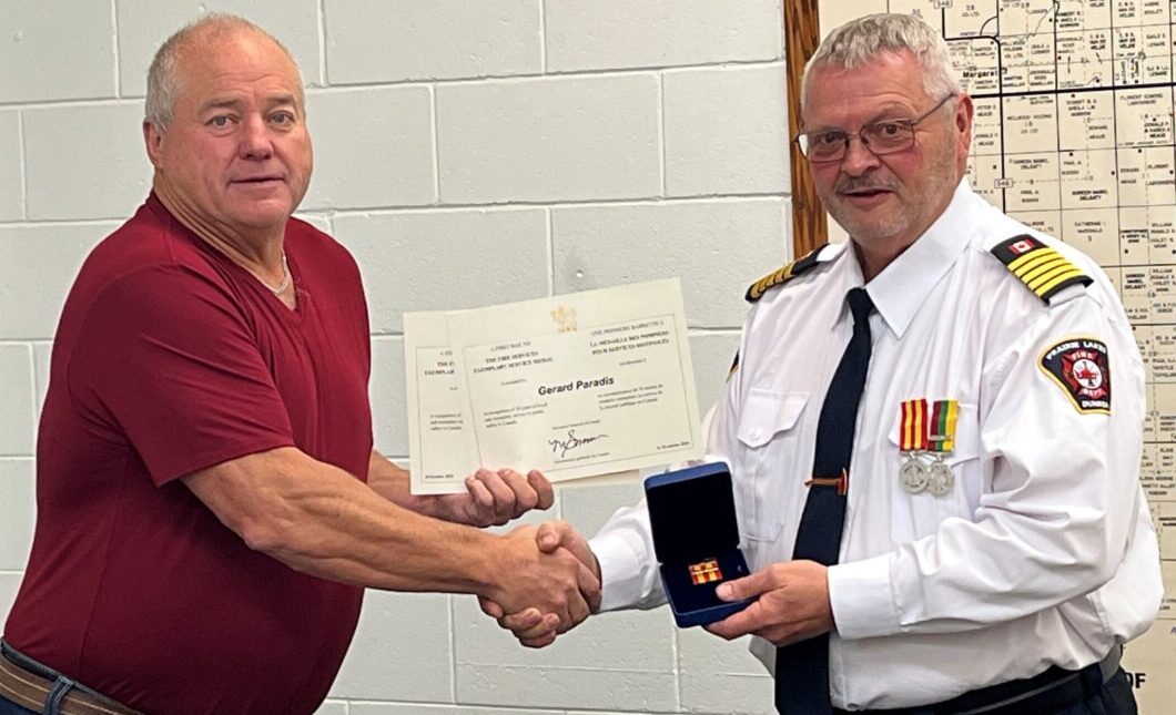 Dunrea Fire Department recognize members