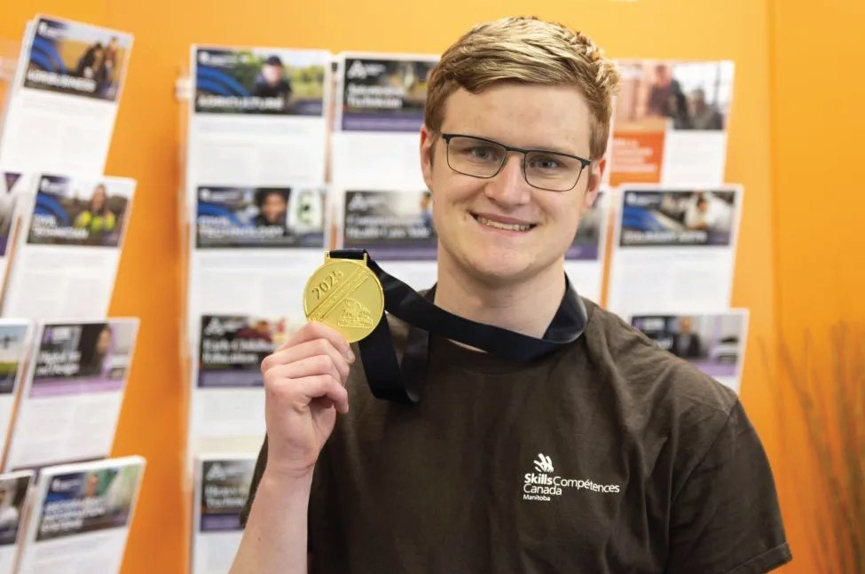 Cypress River’s Graham McGill strikes gold at Skills Manitoba Competition