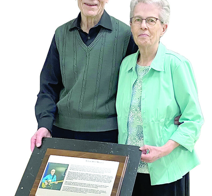 Robert Marginet inducted onto the Fiddling Wall of Fame