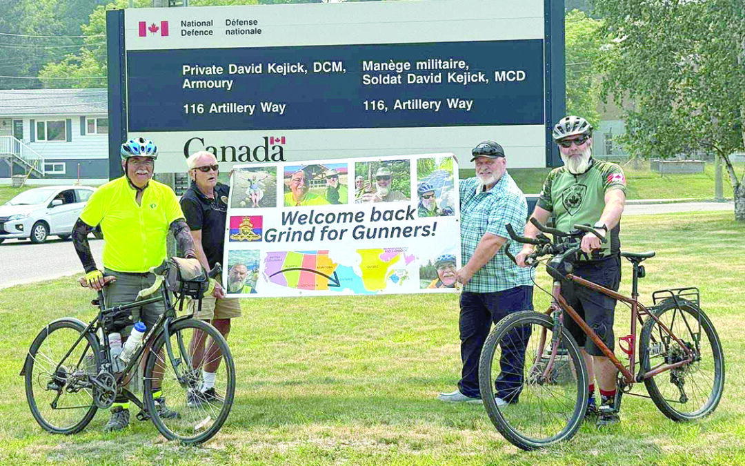 Steve Sloat of Glenboro pedals for a purpose
