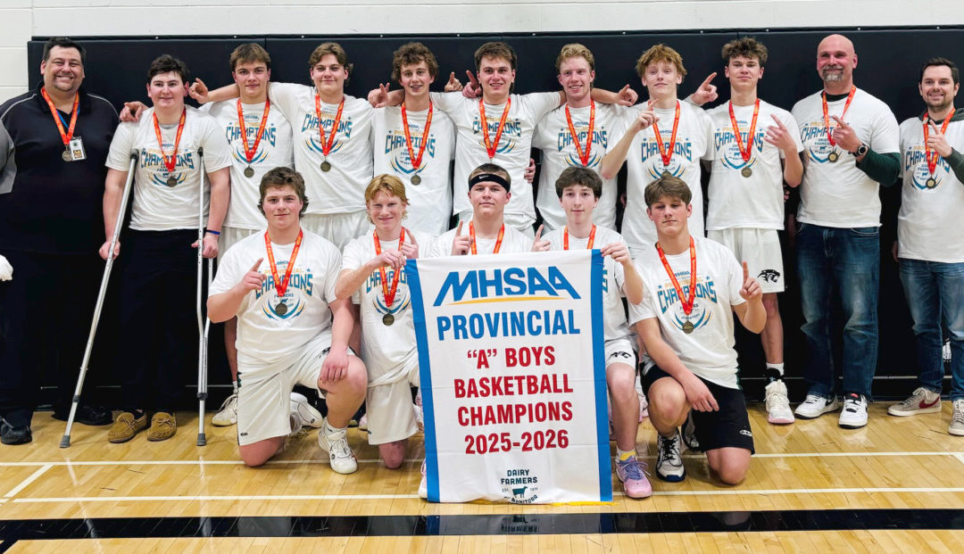 Glenboro Varsity Boys Panthers capture Provincial A Basketball title