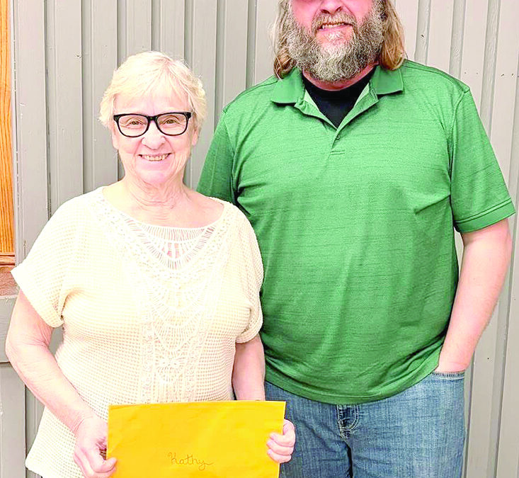 Kathy Noel presented with Glenboro Ag Society Honorary Lifetime Membership