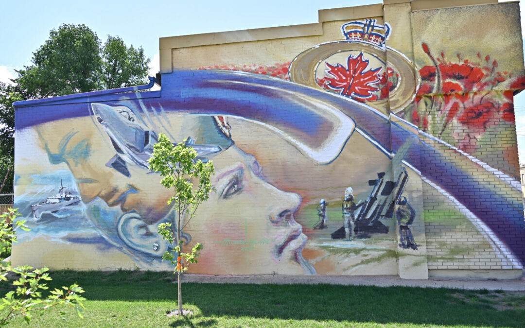 Glenboro Legion celebrates 100th anniversary by commissioning a mural