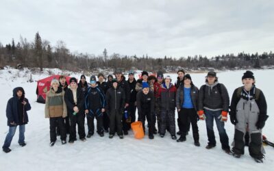 Glenboro students thrilled to learn about ice fishing