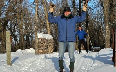 Rod Noel reaches his 10,000 km skiing goal